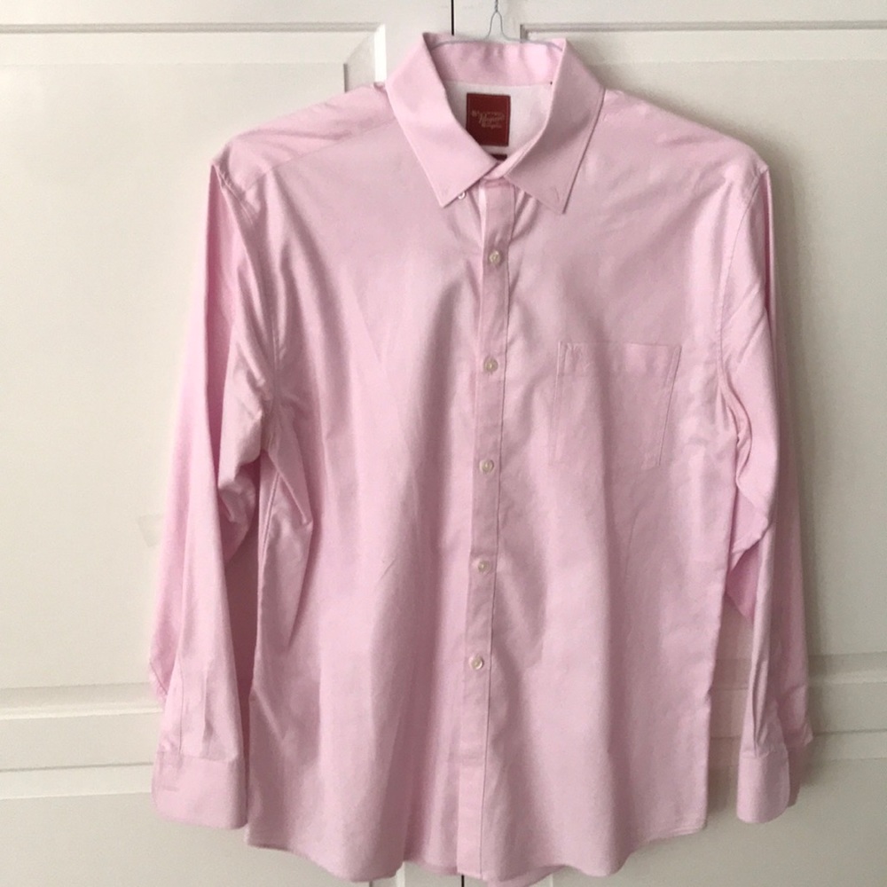Men’s Penguin SlimFit Pink Button Down 15.5 -32/33